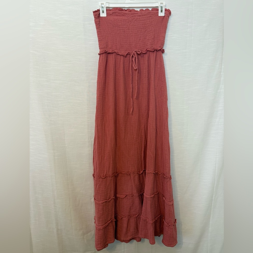 Sim & Sam Strapless Maxi Dress